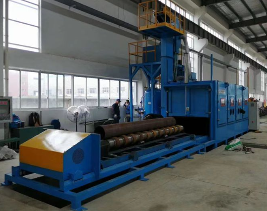 万州喷砂机在管道除锈中的现场施工应用